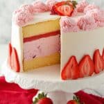 Strawberry Ice Cream Cake Recipe