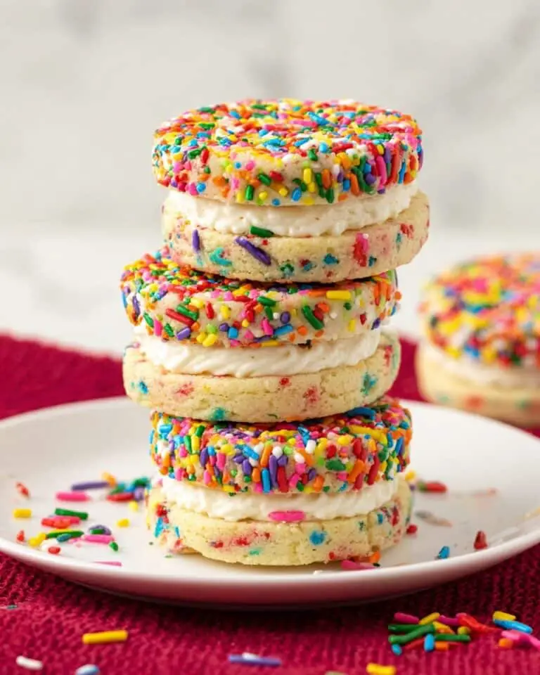Cake Batter Ice Cream Sandwiches Recipe