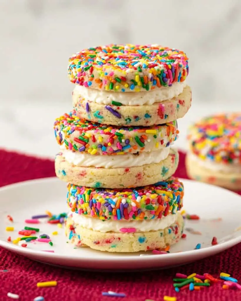 Cake Batter Ice Cream Sandwiches Recipe