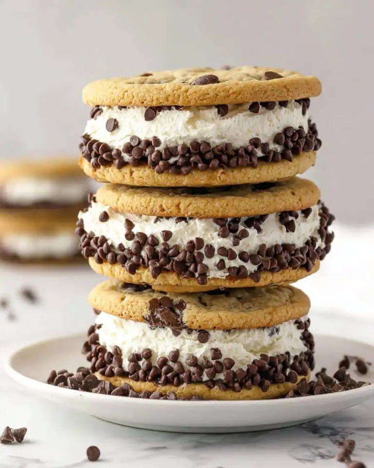 Chocolate Chip Cookie Ice Cream Sandwiches Recipe