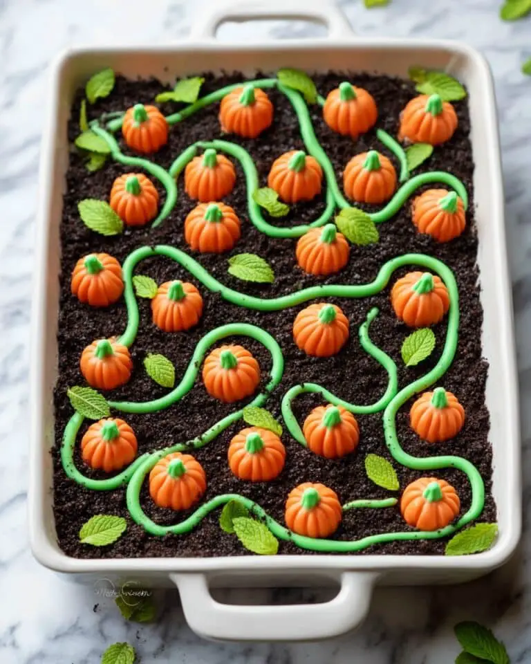Pumpkin Patch Dirt Pudding Recipe