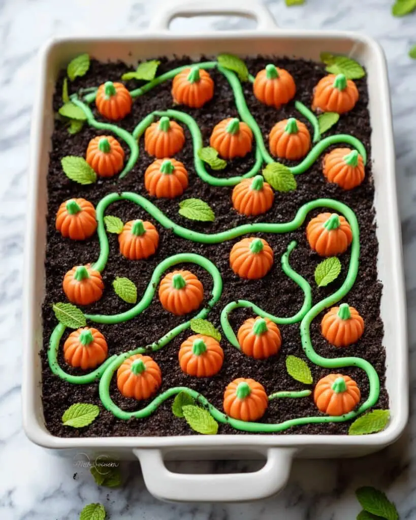 Pumpkin Patch Dirt Pudding Recipe