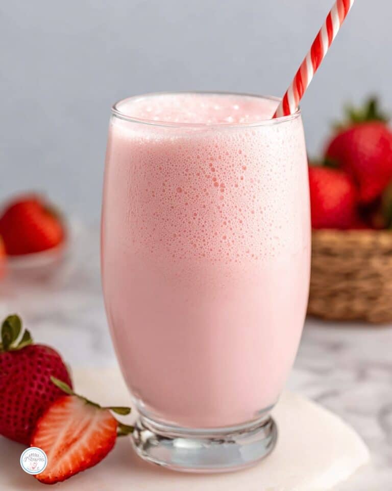 Creamy Strawberry Milk Recipe