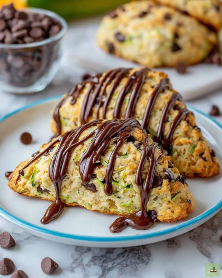 Chocolate Chip Zucchini Scones Recipe