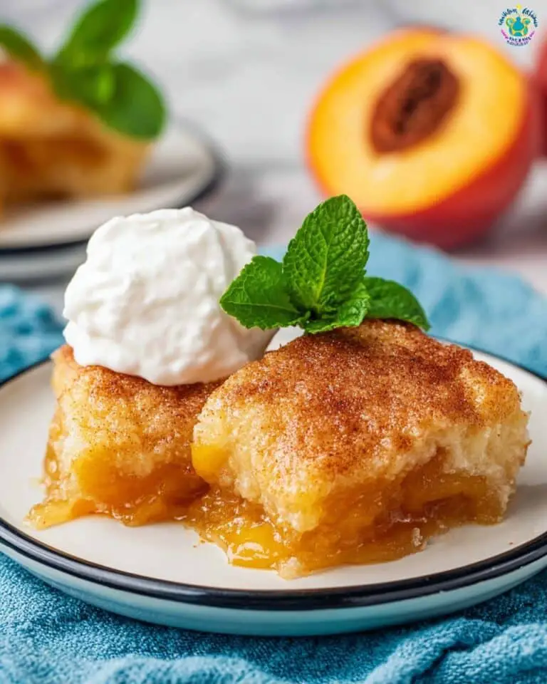 Easy Peach Dumplings (+Video) Recipe