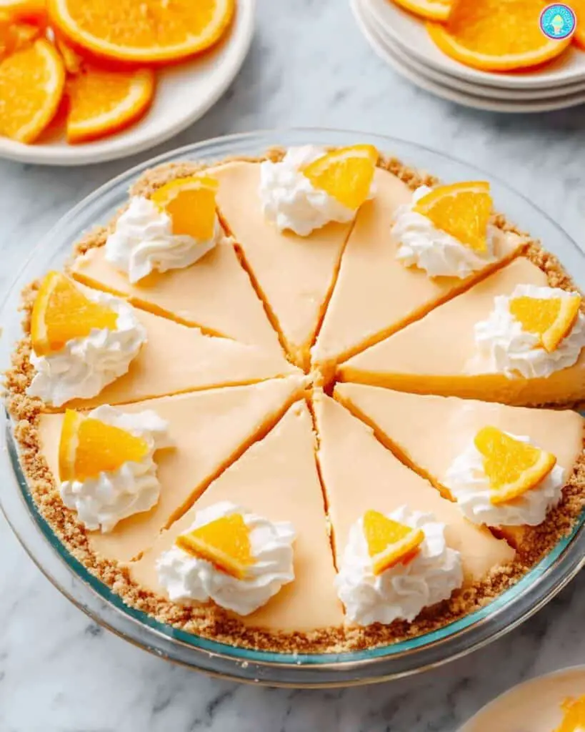 Orange Creamsicle Pie (+Video) Recipe