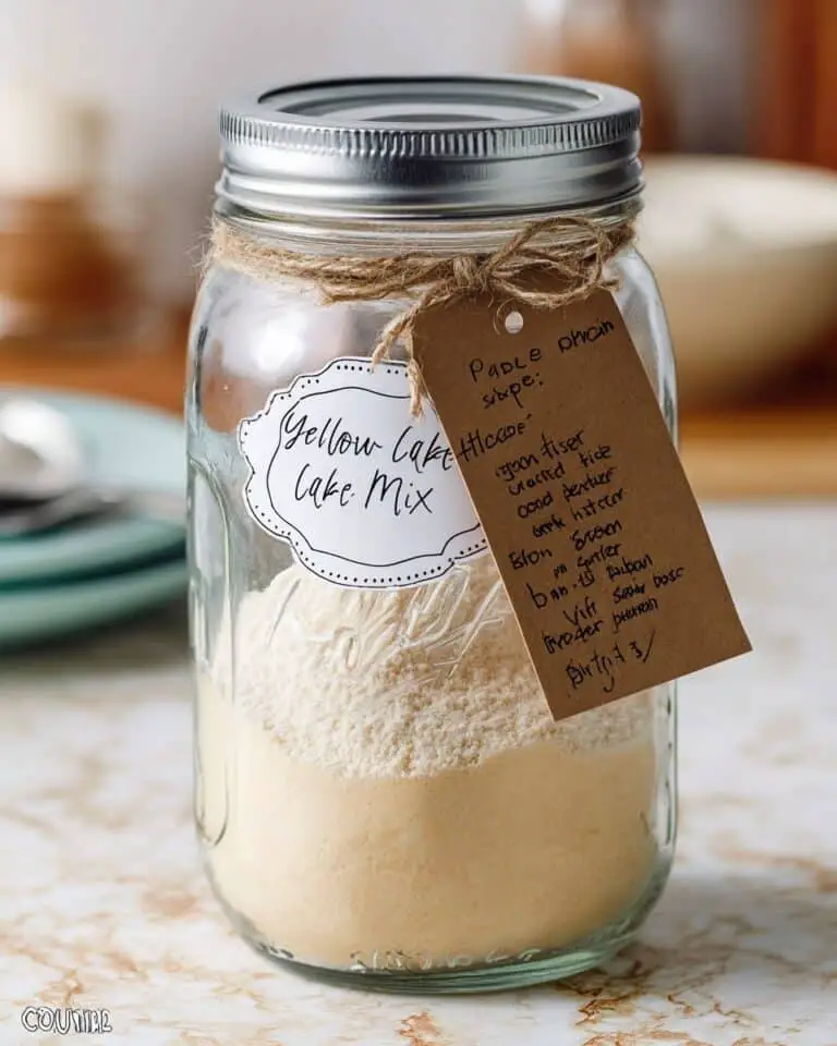 Homemade Yellow Cake Mix from Scratch Recipe