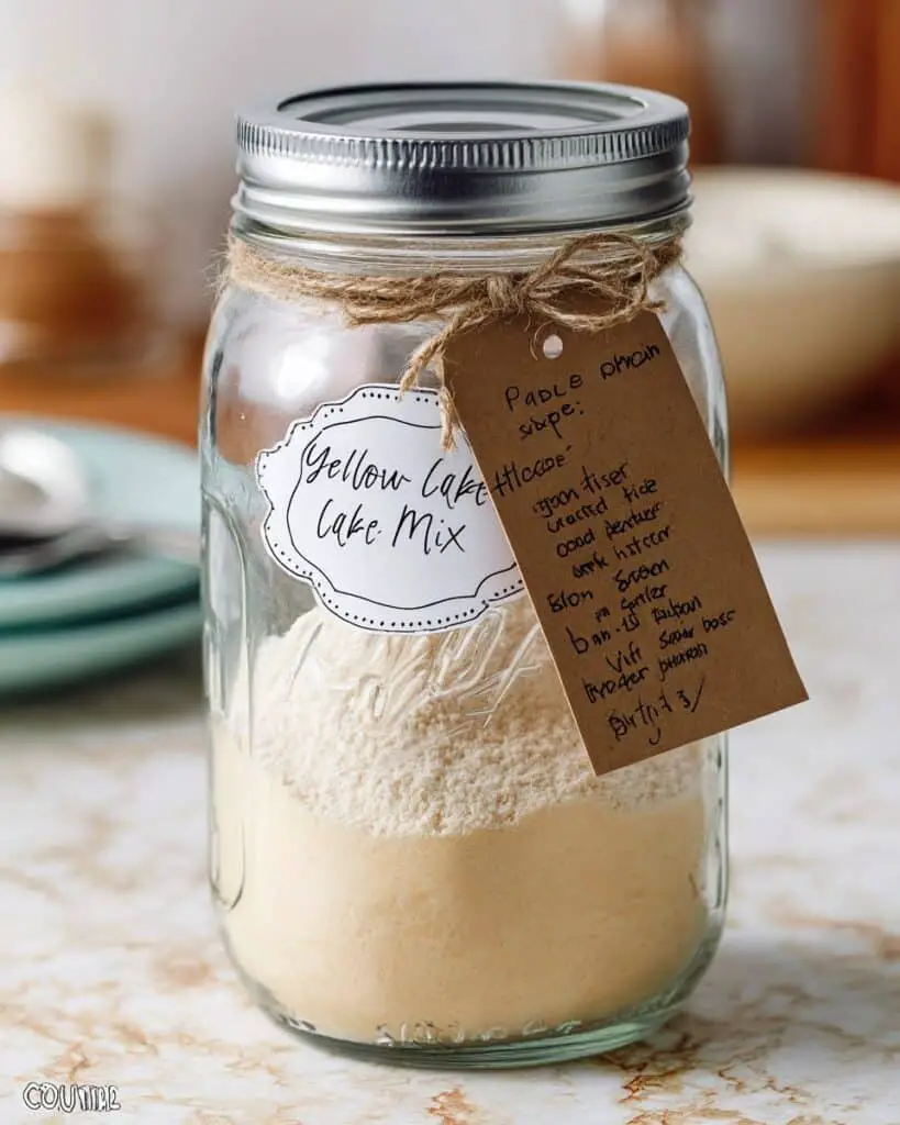 Homemade Yellow Cake Mix from Scratch Recipe