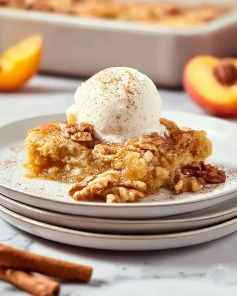 Peach Dump Cake Recipe