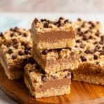 No Bake Chocolate Peanut Butter Oatmeal Bars Recipe