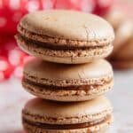 Chocolate Macarons with Creamy Chocolate Ganache Recipe