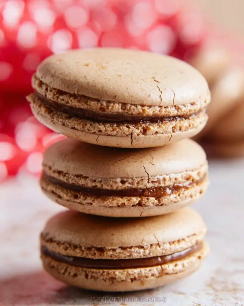 Chocolate Macarons with Creamy Chocolate Ganache Recipe
