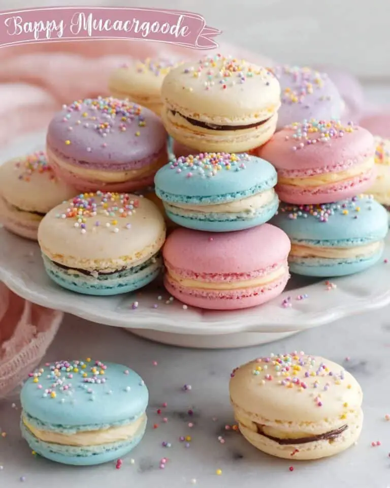 Birthday Cake Macarons Recipe
