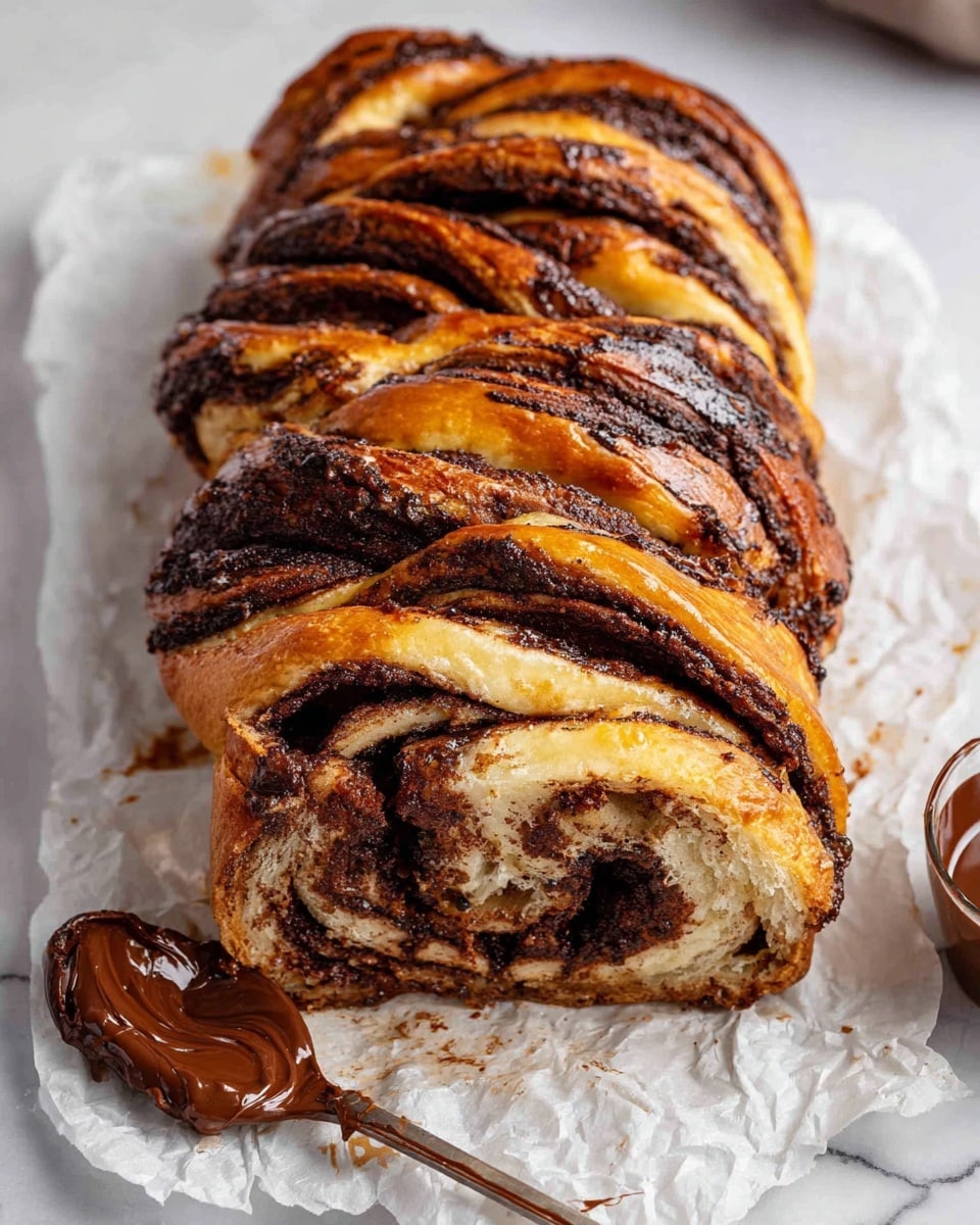 Soft & Fluffy Nutella Babka Recipe