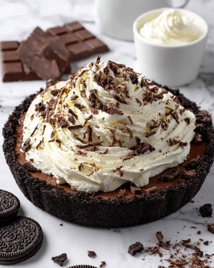 No Bake Chocolate Pie Recipe