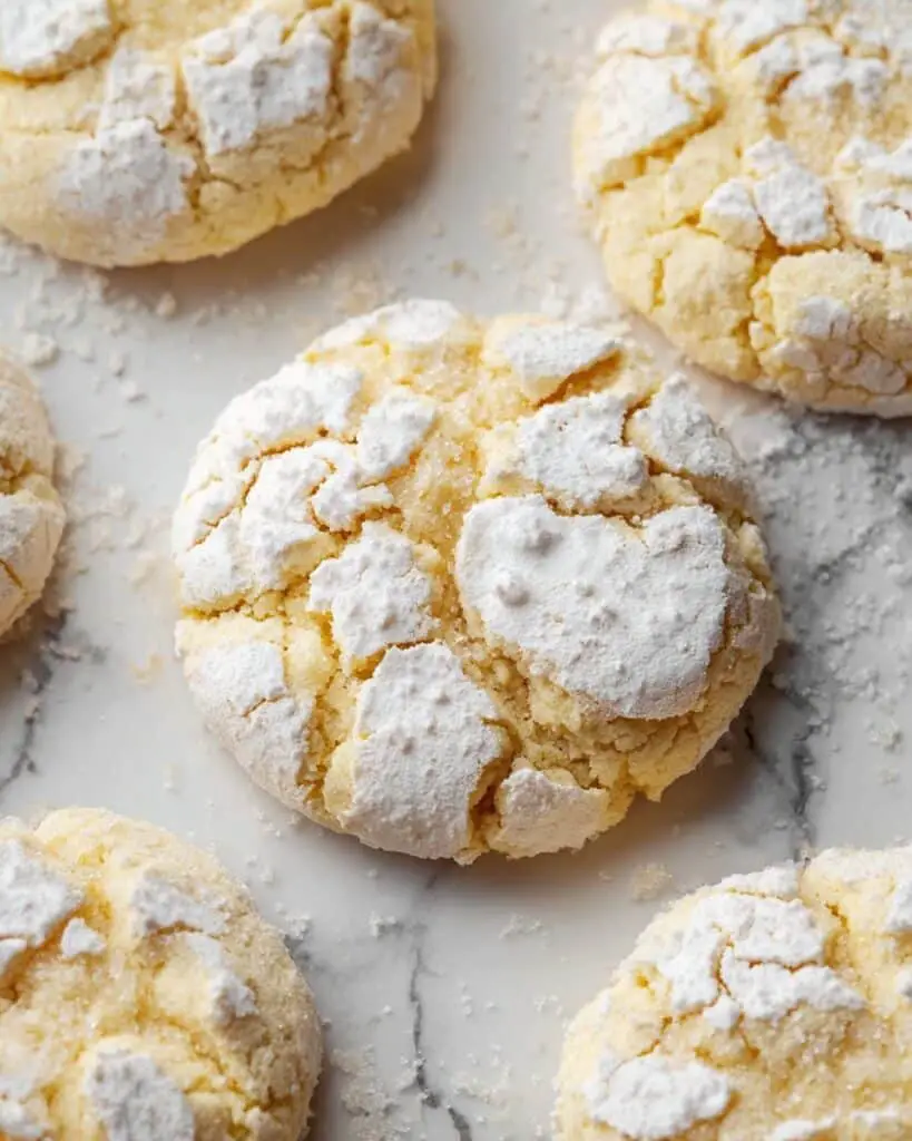 Lemon Crinkle Cookies Recipe