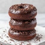 Baked Chocolate Donuts with Rich Chocolate Glaze Recipe