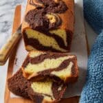 Chocolate Vanilla Marble Cake Recipe