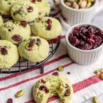 Pistachio Cranberry Cookies Recipe
