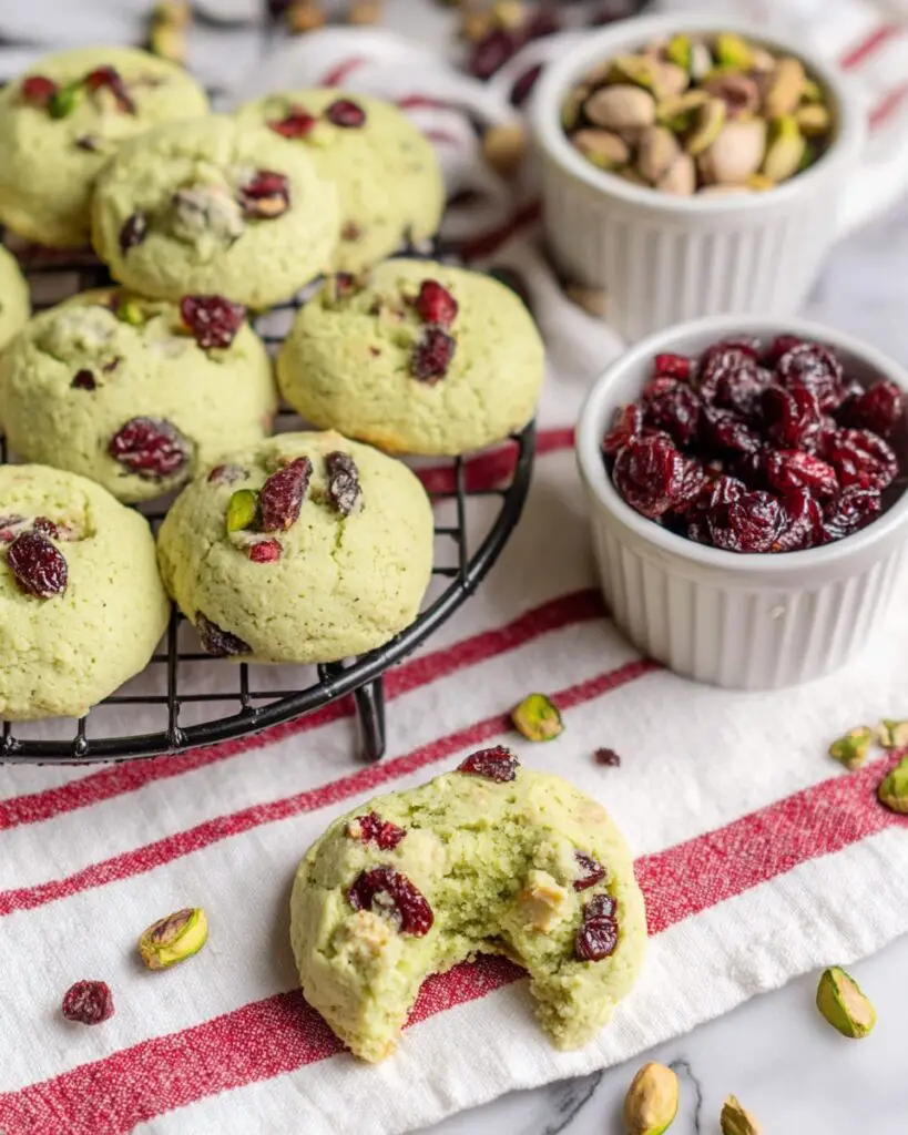 Pistachio Cranberry Cookies Recipe