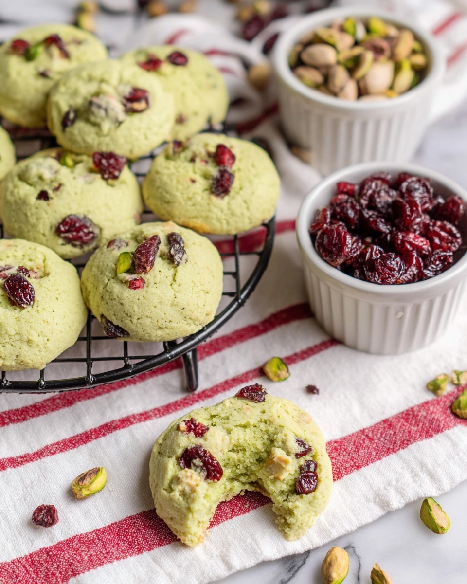 Pistachio Cranberry Cookies Recipe