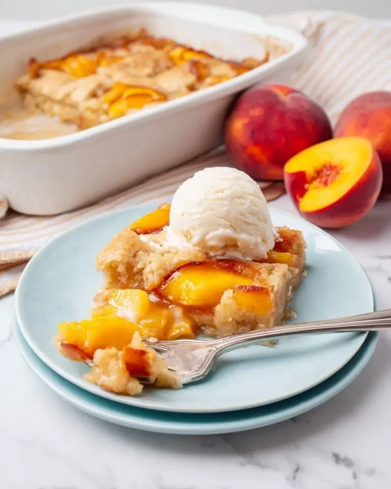 Easy Bisquick Peach Cobbler Recipe