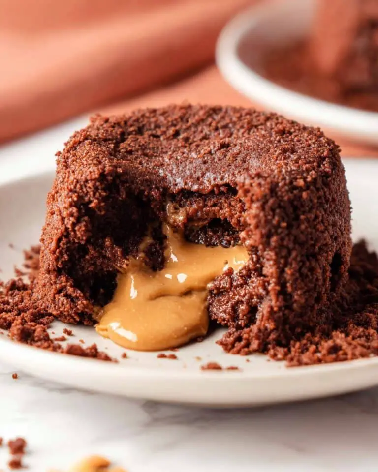Peanut Butter Lava Cakes Recipe