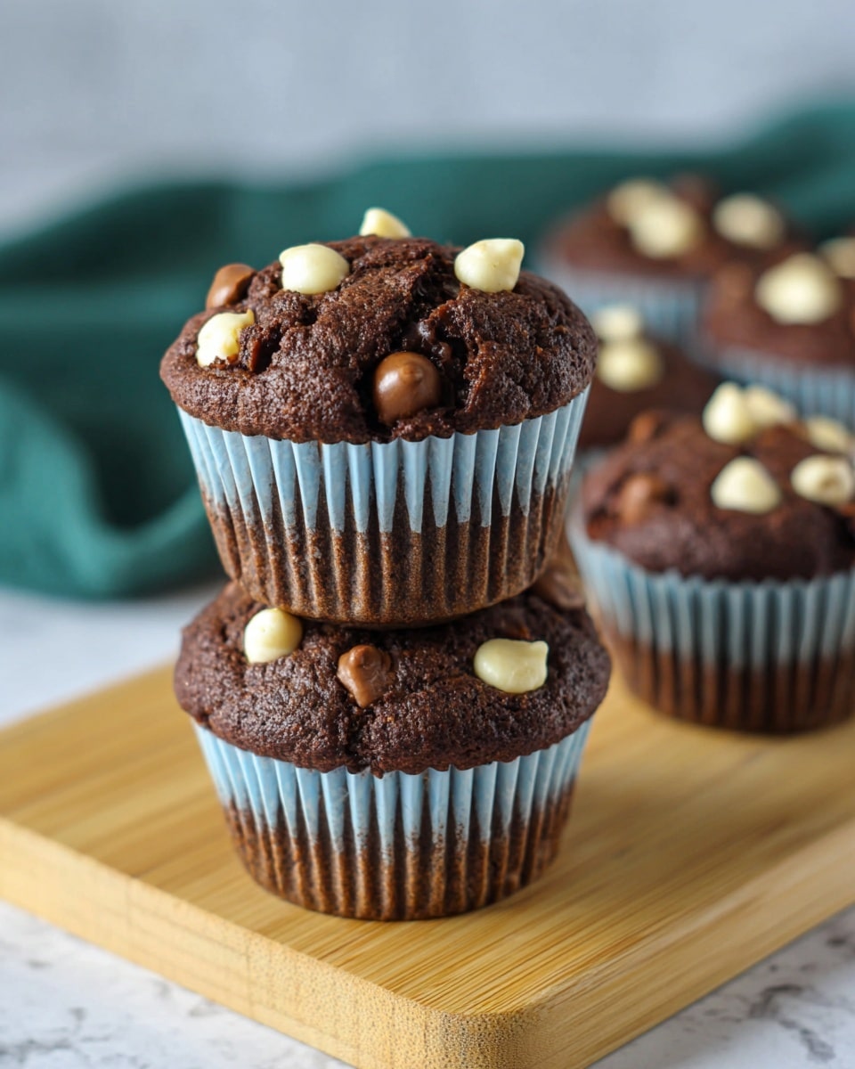 Triple Chocolate Banana Muffins Recipe