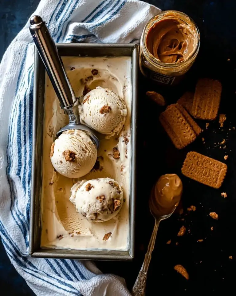 Biscoff Cookie Butter Ice Cream Recipe