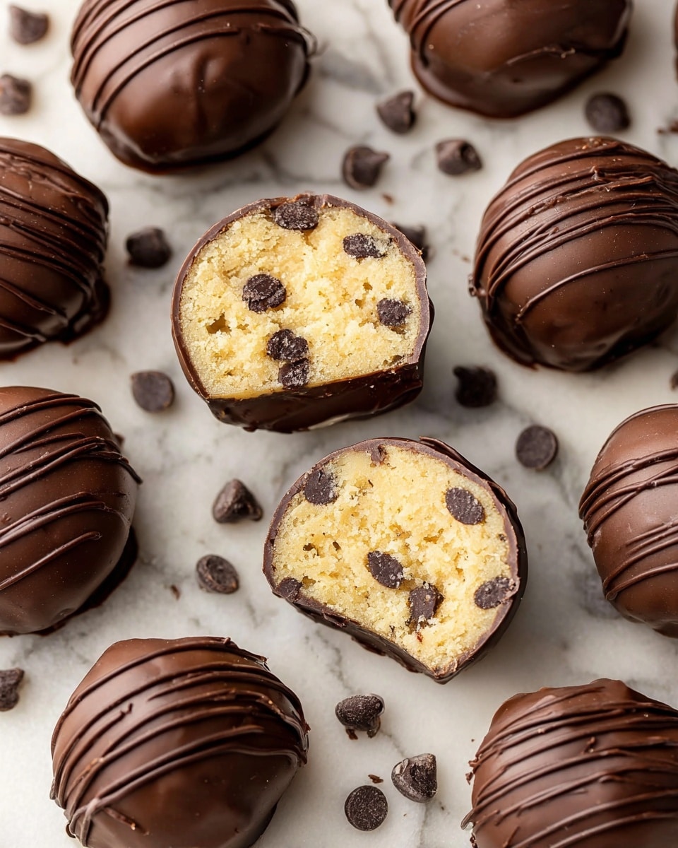 4 Ingredient Healthier No Bake Cookie Dough Truffles Recipe