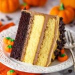 Chocolate Pumpkin Cheesecake Cake Recipe