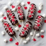 Chocolate-Covered Valentine's Day Marshmallow Pops Recipe