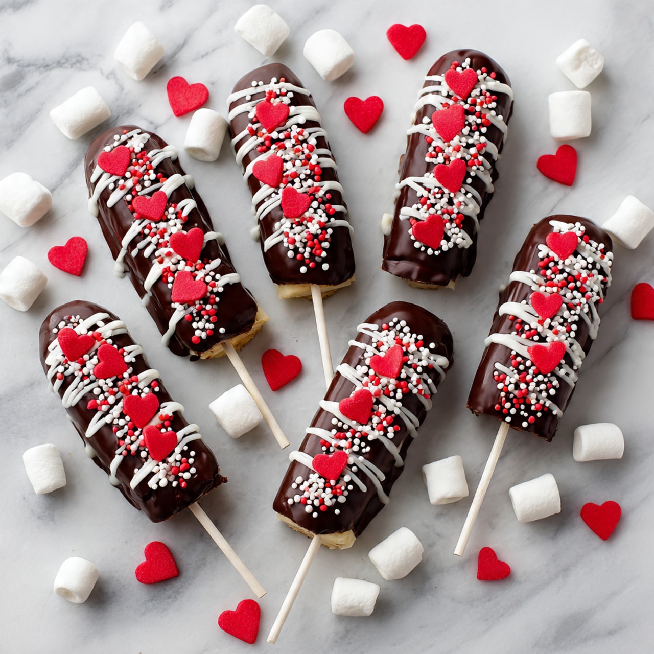Chocolate-Covered Valentine's Day Marshmallow Pops Recipe