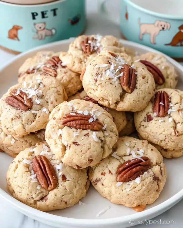 The Best Coconut Pecan Cookies (Nutty And Chewy) Recipe