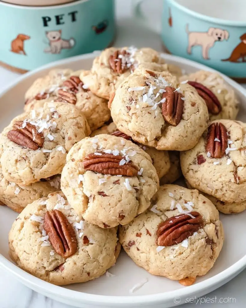The Best Coconut Pecan Cookies (Nutty And Chewy) Recipe