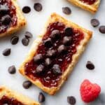 Gluten-Free Puff Pastry with Jam and Chocolate Chips Recipe