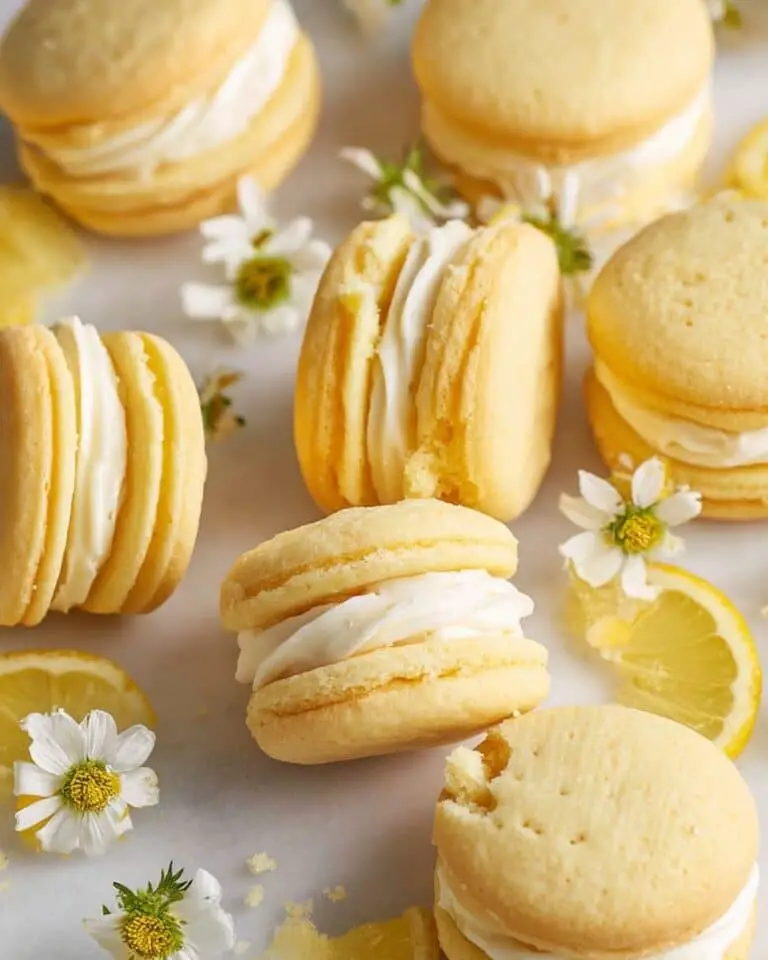 Melting Moments Cookies with Lemon and Passionfruit Frostings Recipe