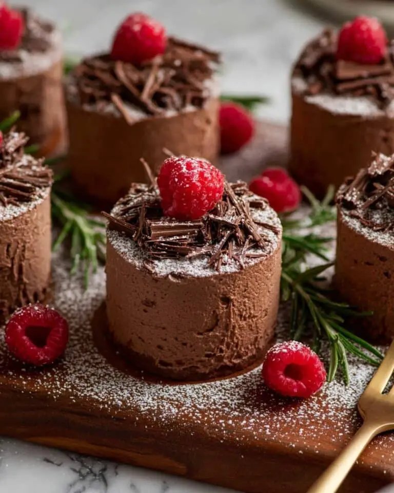 Mini Chocolate Cakes with Rich Chocolate Buttercream and Decorative Toppings Recipe