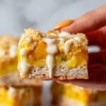 Coconut Mango Bars with Lime Glaze Recipe