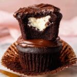 Vanilla Cream Filled Chocolate Ganache Cupcakes Recipe