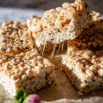 Toasted Marshmallow Caramel Rice Krispie Treats Recipe