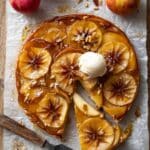 Salted Maple Apple Tarte Tatin with Cinnamon Pumpkin Seeds Recipe