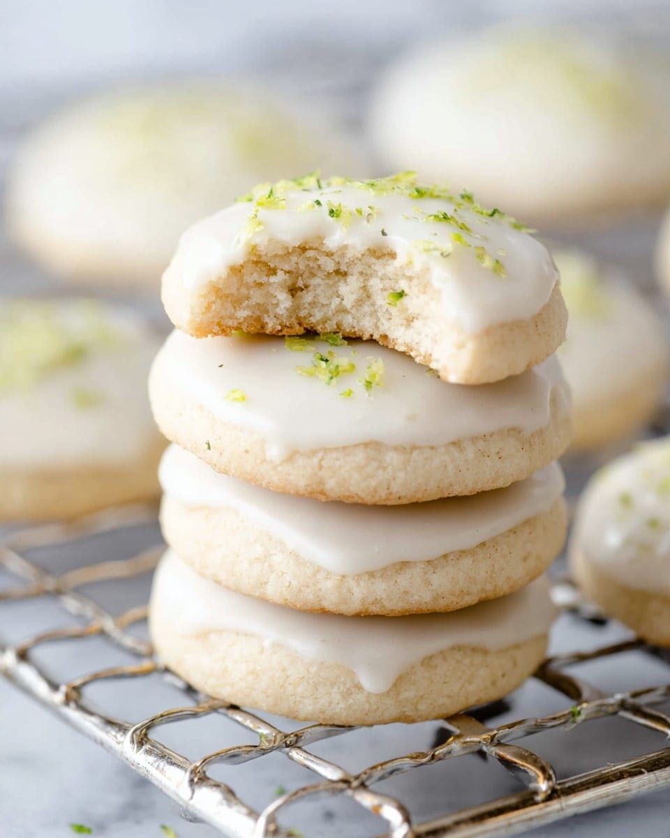 Key Lime Cookies with Lime Glaze Recipe