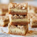 Cinnamon Streusel White Chocolate Blondies Recipe
