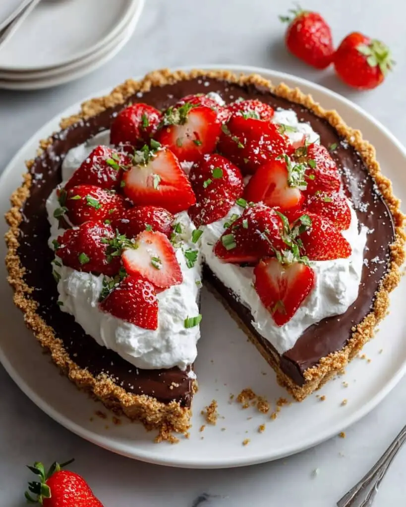 Chocolate Strawberry Pie Recipe