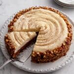 Pumpkin Upside-Down Cake with Maple Walnut Caramel and Cream Cheese Frosting Recipe