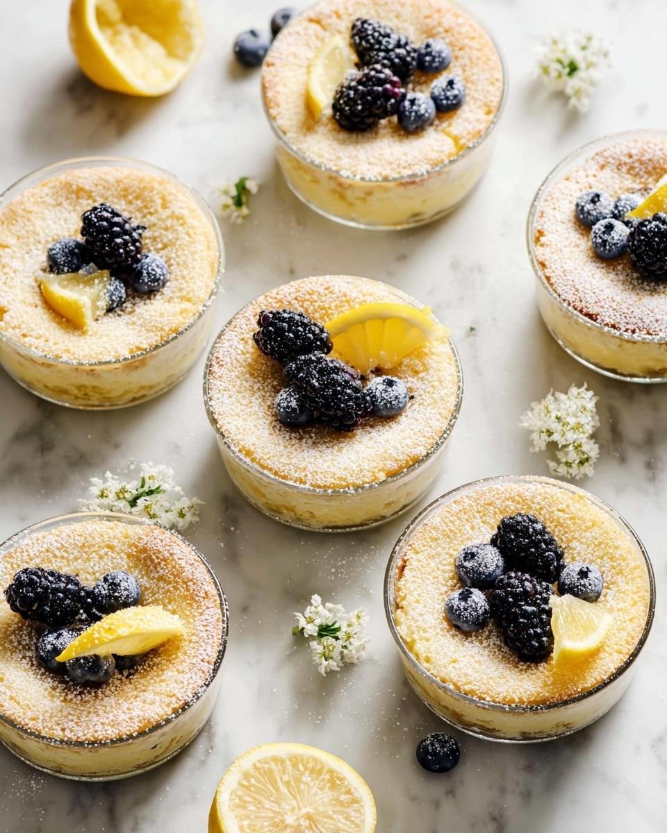 Lemon Pudding Cakes Recipe