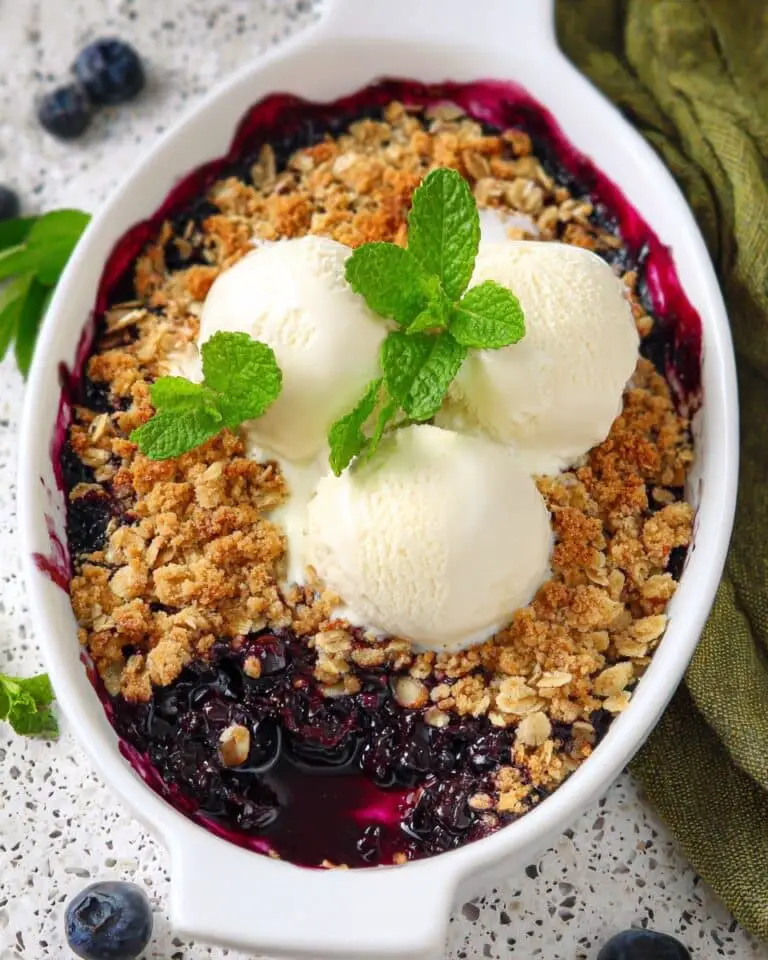 Blueberry Crisp Recipe