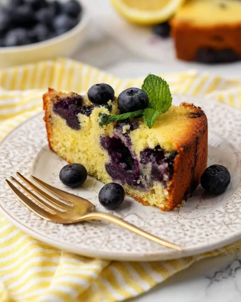 Blueberry Lemon Pound Cake Recipe