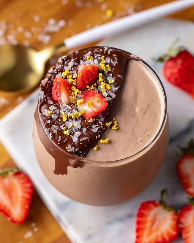Chocolate Strawberry Cottage Cheese Mousse Recipe